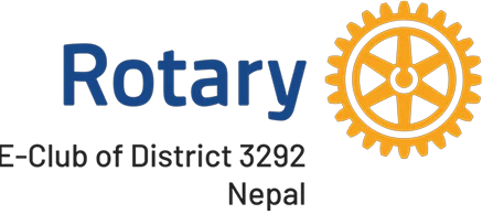 Rotary E-Clubof Nepal Logo